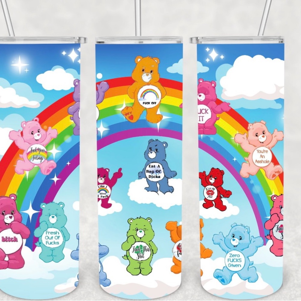 Swear Bear-Themed Tumbler